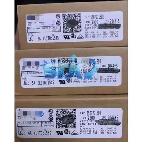 ISO7221BDR SOP8 2020+ Interface - serializer, solution series New and original Not only sales and recycling chip 1PCS