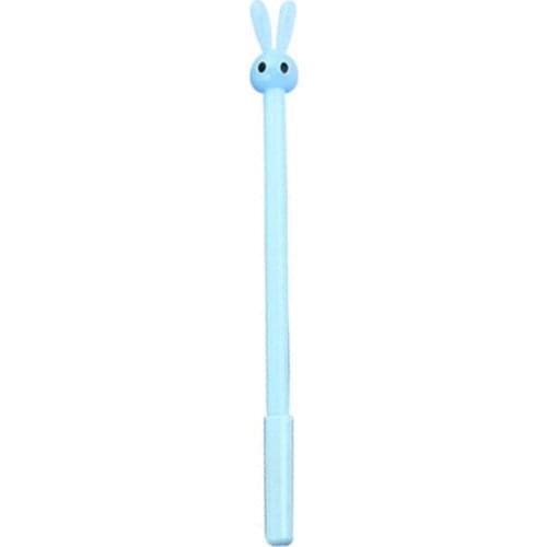 Creative Cartoon Stationery Cute Long Ears Rabbit Jelly Neutral Pen Black Student Supplies Signature Pen