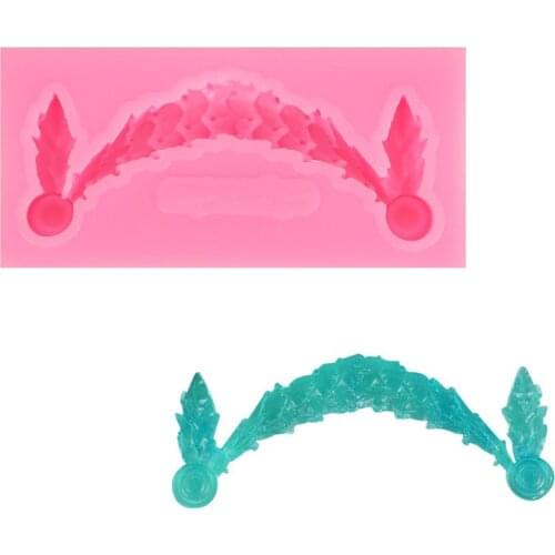 New Vintage Relief Silicone Mold Fondant Sugarcraft Cake Topper Border Decoration Tool Craft Embosser Mould Wedding Baking