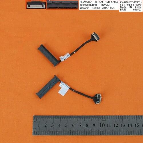 New Laptop hard drive cable for HDD Cable For DELL 11 3147 3158 3157 3153 PN:450.05R01.0001 036F07 interface cable