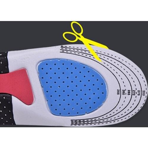 1pair Unisex Solid Silicone Gel Insoles Foot Care For Plantar Fasciitis Heel Spur Sport Shoe Pad Insoles Arch Orthopedic Insole