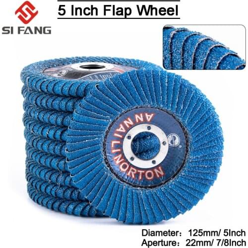 125mm Professional Flap Discs Sanding Discs 60Grit Grinding Wheels Blades For Angle Grinder Abrasive Tool 2/5/10PCS