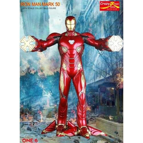 Crazy Toys Marvel Avengers Ironman Iron Man MK50 1:6 PVC Collectible Figure Model Toys 12" 30cm