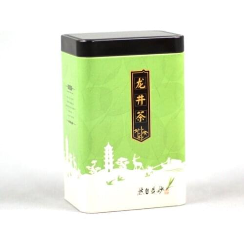 Xin Jia Yi Packaging Tinplate Box 250g Tea Metal Rectangular Shape Preserved Rose Islam Eco-friendly Hinged Tin Box Suppliers