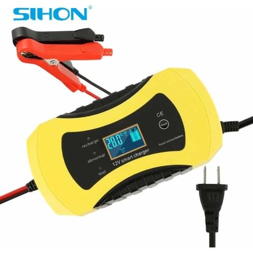 High Quality 12V8A Smart Battery Charger Lead Acid Electric Scooter Motorcycle Car Battery Charger