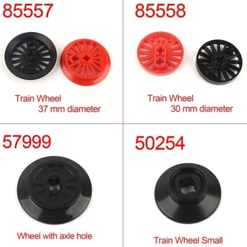 High-Tech building block moc-57999 85558 85557 50254 train wheel 55423 axle hole wheel connector assembly toy Bricks Parts