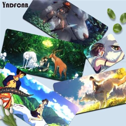 Japanese Anime Princess Mononoke Gaming Player desk laptop Rubber Mouse Mat Size for for Cs Go Game Player PC Computer Laptop