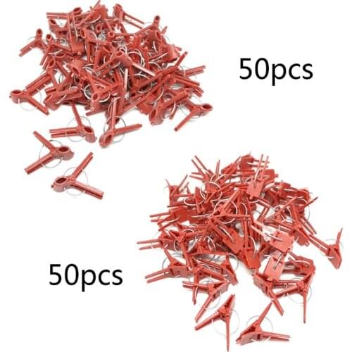 Plant Support Clip Can Be Reused Water Dust And Rust Proof Easy To Clean Flat Grafting Clip Gardening Supplies
