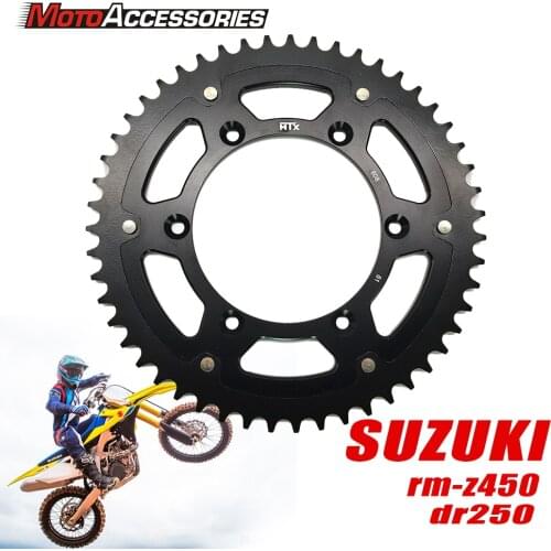 MTX SPROCKET Motorcycle Bi-Metal Rear Sprocket 11B-402 49t 50t 51t For Suzuki Off Road RM125 F DR250 L RM250 RM-Z250 RM-Z450