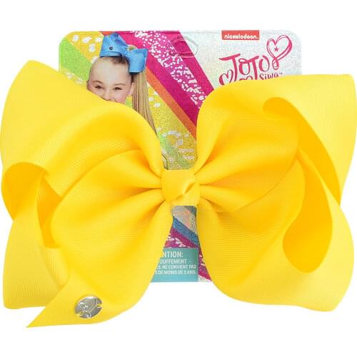 OEM &ODM 8inch Hair Bow Hairclip Grosgrain Ribbon Bowknot Hairpin Headwear Hair Accessories For Baby Girls 30pcs