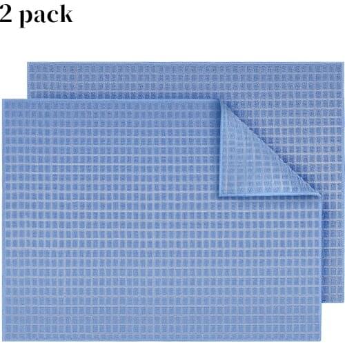 50*39cm Square Dish Drying Mat Draining Tableware Dishwaser Durable Cushion Pad Dinnerware Table Mat 2PCS