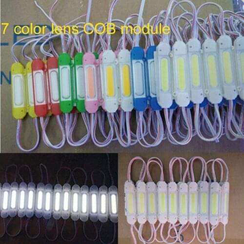 20pcs/lot COB Glassled module DC12V with lens Waterproof IP67 LED Module lighting Led Sign Backlights For Letter decoration