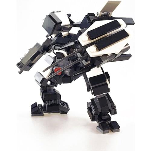 360PCS Original Design Mech Warrior Building Blocks Toys For Children Armor Robots 14CM Kids Action Anime Figure Model Dolls Toy