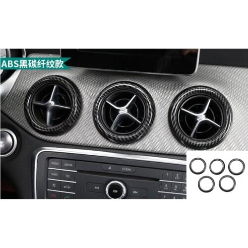 Front Air Outlet Interior Trim Cover For Mercedes-Benz GLA CLA 2020 Decorative circle 5pcs