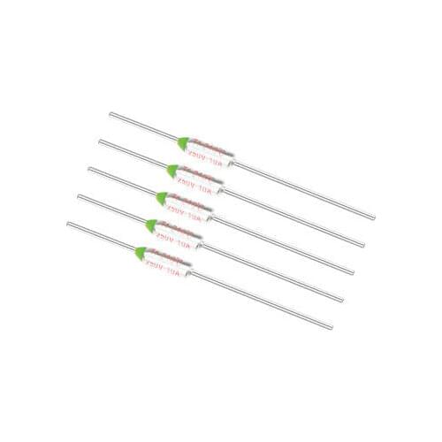 Thermal Fuse 250V 10A TF 216 Celsius Degree Temperature Circuit Cutoff 5pcs