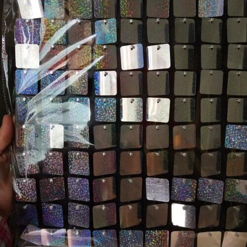 70pcs 30*30cm Boards with PET Sequins For Wedding Backdrops Stage Decorative Panels Sequins Wall