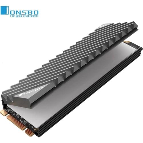 Jonsbo M.2 SSD NVMe Heat Sink heatsink M.2 2280 SSD Heat Disk Aluminum Heat Sink Dissipation Radiator for PC thermal gasket
