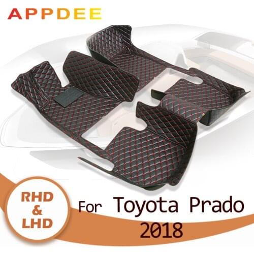 APPDEE Car floor mats for Toyota Prado 2018 Custom auto foot Pads automobile carpet cover