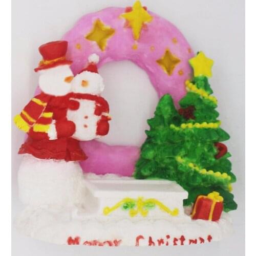 C1231 three-dimensional Christmas silicone mousse mold cake decorative DIY chocolate mold plaster decoration mould