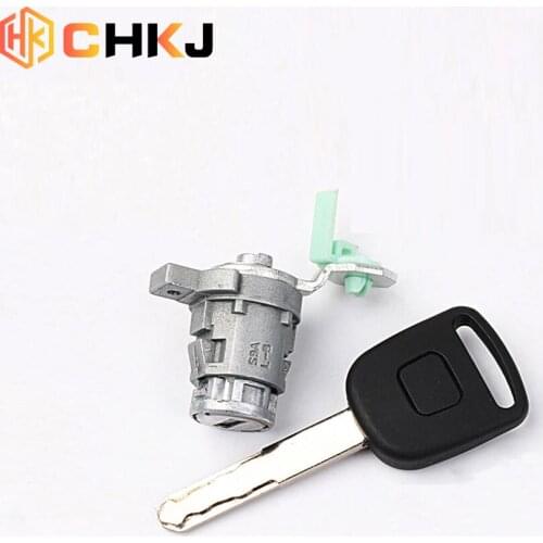 CHKJ For Honda CR-V Element 2002-2008 Car Left Driver Side Door Lock Ignition Cylinder Car Modification Replacement Door Lock