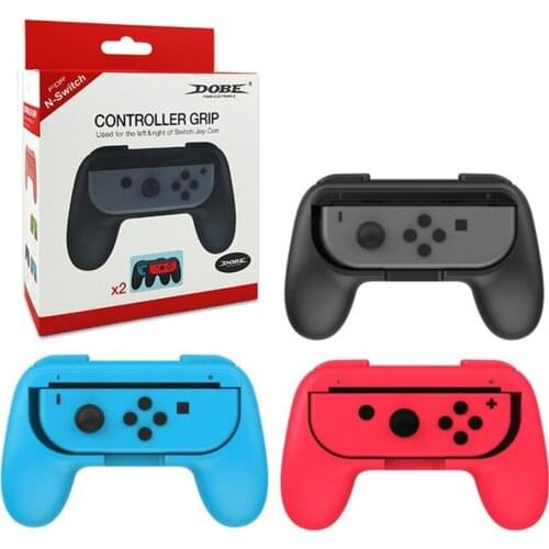 2 Pcs Game Joycon-compatible Handle Grip Gaming Console Stand Controller Holder for Nintendo Switch Dual Double Players Game