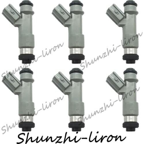 6PCS Fuel Injector Nozzle For TOYOTA REIZ GRX131 GRX132 3 GRFE 5 GRFE 2.5L L4 23250-0P060 23209-0P060 2010-2013