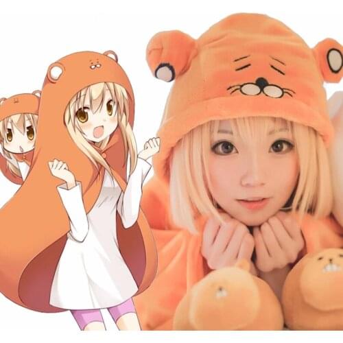 Himouto Umaru-chan Cosplay Costume Doma Umaru Cloak Blanket Umaru Chan Soft Flannels Cartoon Hoodie Cape Girls Cute Leisure Wear