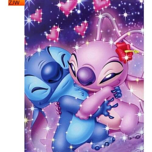 Disney 5D Diamond Painting Kit Set Full Square Cuadros Broderie Cross Stitch Diamond Art Diamant Cartoons Animal Mosaic Stilson