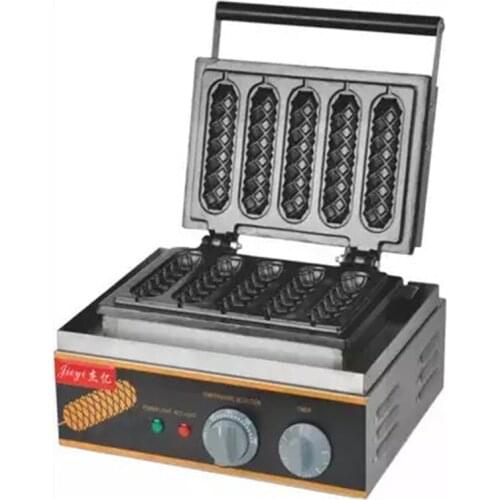 110V 220V 1500W Commercial Electric Lolly Waffle Maker Sausage Muffin Waffle Maker Machine Ice Cream Skin Macker