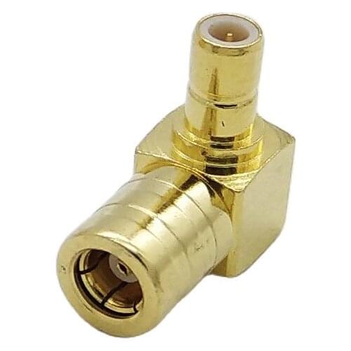 Right angle SMB Male to SMB Female Adapter Right Angle 90 Degree SMB RF Connector 1pcs