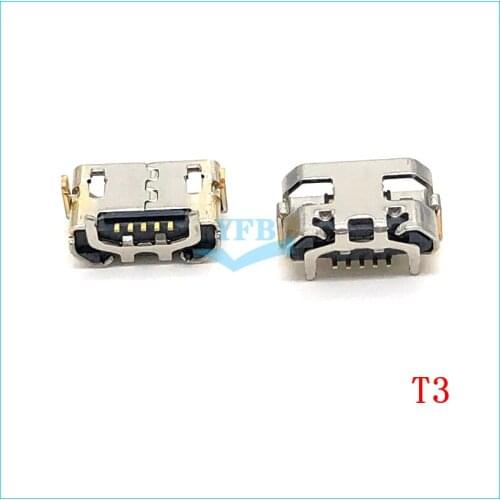 50Pcs 100pcs For Huawei T3 M50W D5102 D5103 D5106 Usb Charging Connector Socket Port