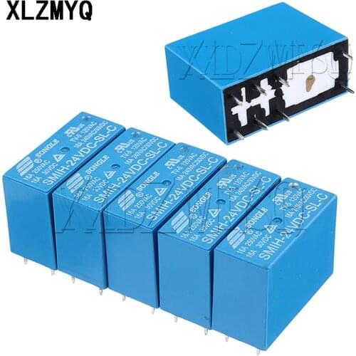 10PCS/Power relays SMIH-05VDC-SL-C SMIH-12VDC-SL-C SMIH-24VDC-SL-C 8PIN 5V 12V 24V 250V 16A /SMIH-05V 12V 24VDC-SL-A 6Pin Relay