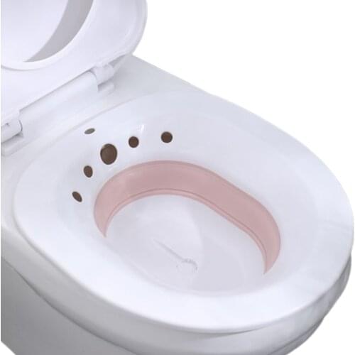 Folding Toilet Sitz Bath Bidet Flusher Special Wash Basin Hip Cleaning Soaking Bathtub for Pregnant Women Hemorrhoid Patient