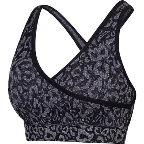 2021 New Women Push Up Sports Bras Vest Underwear Breathable Gym Fitness Workout Bra Shockproof Running Sport Tops Bras S-L
