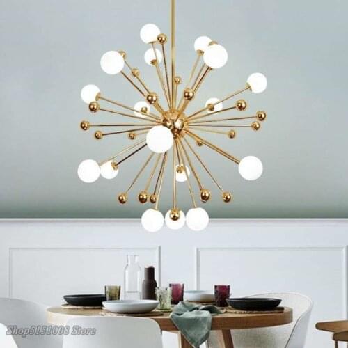 Glass Golden Led Pendant Lights Living Room Dining Room Home Decor Lighting Modern Light Fixtures Bar Hanging Lights
