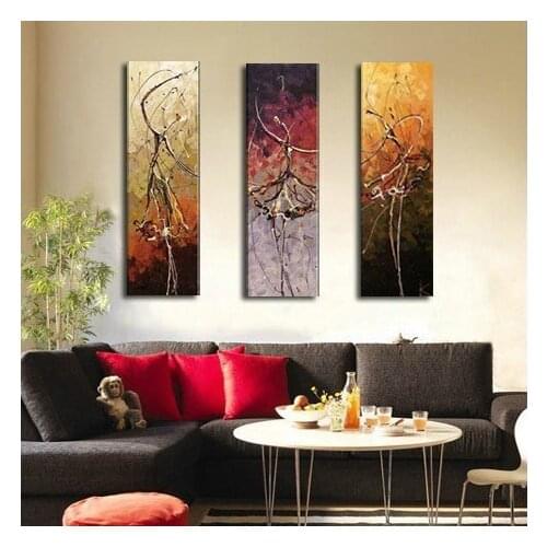 The Dancers !! Free Shipping !!! 100% Handpainted Modern Oil Painting Canvas