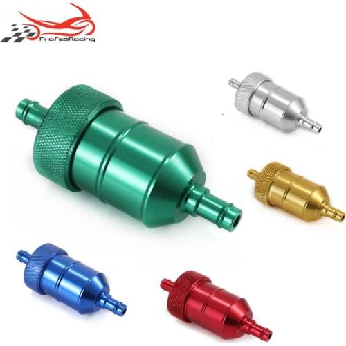 Universal 8mm Petrol Gas Fuel Filter Cleaner For Motorcycle Pit Dirt Bike ATV Quad Oil Gas 5 Color Fuel Filter