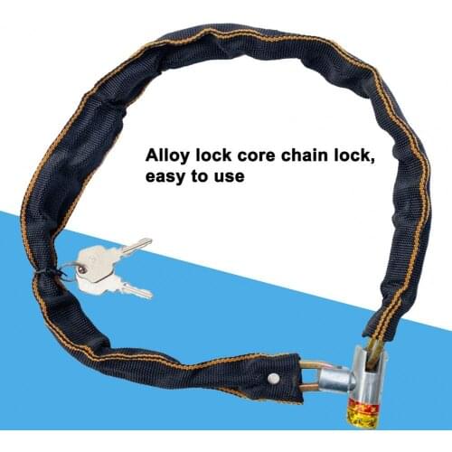 With Keys Safe Bicycle Lock Chain Lock Accessories Flexible Bike Cable Lock Adjustable Security Supplies