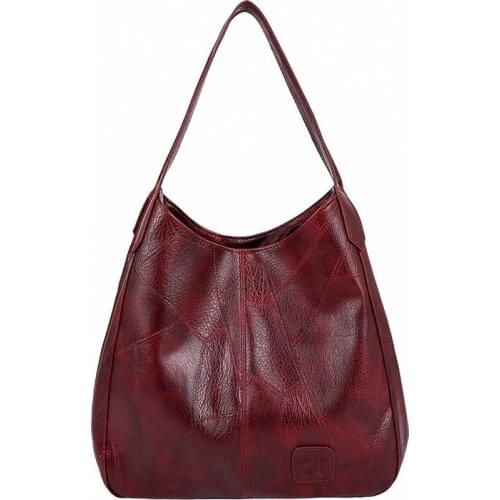 Large Capacity Bags for Women Crossbody Bag Pack Fashion Handbags Casual Tote Female Vintage Shoulder Pu Leather