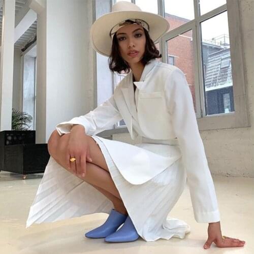 Women Office Lady Front Cross Blazer Jackets Female Elegant Suits Coat Chic Korean Office Ladies Casual Blazers Outerwear