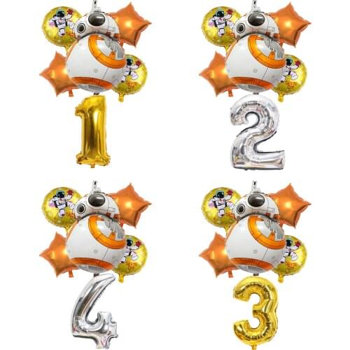 Star Wars Folie Ballon R2-D2 BB-8 Jedi Samui Folie Ballon für kinder Geburtstag Party Ballon Dekoration Baby spielzeug