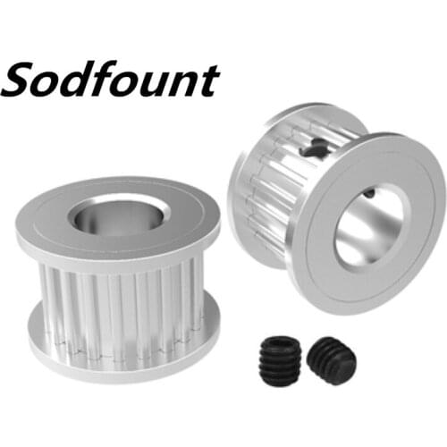 1PCS 3D printer accessories 2GT synchronous wheel passive wheel H-type synchronous wheel drive wheel 20 tooth pulley