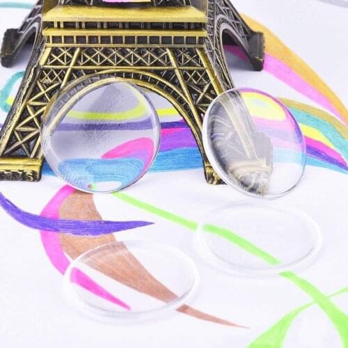 3D Clear Epoxy Resin Sticker 1 inch 2" 3" Circle Adhesive Sticker for DIY Jewelry Dome Stickers Bottle Caps Epoxy Label Sticker