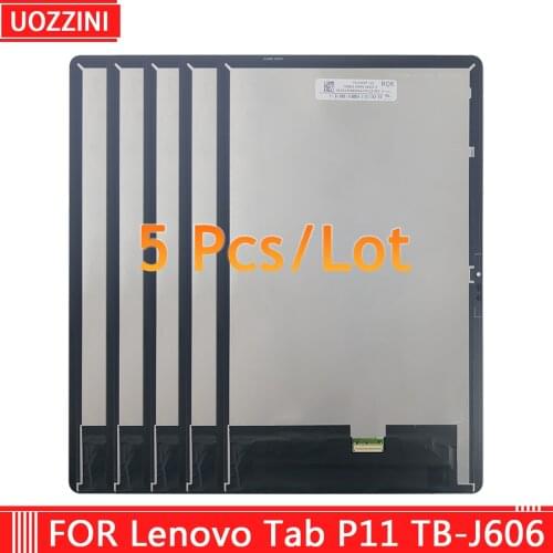 5Pcs New Original LCD 11" For Lenovo Tab P11 / P11 Plus TB-J606 TB-J606F TB-J606L/N LCD Display Touch Screen Digitizer Assembly
