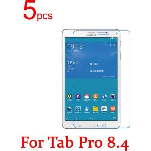 5pcs Clear/Matte/Nano LCD Tablet Screen Protector Cover for Samsung TAB PRO 8.4 10.1 T320 T321 T325 T520 T521 T525 Film + Cloth