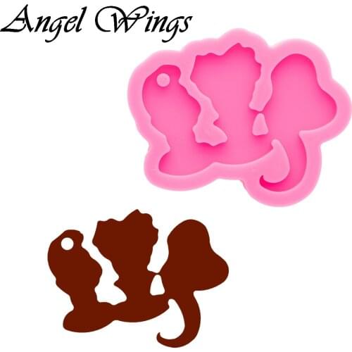 Shiny Resin Girl Silicone Molds , Clay Molds , DIY Resin Epoxy jewelries Mold , Polymer Clay DY0881