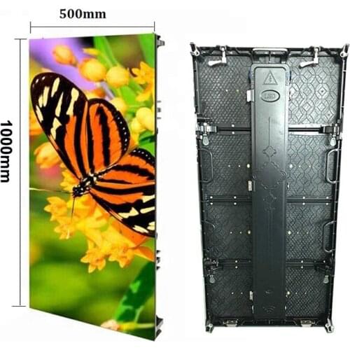Digital P3.91mm full color SMD1921 500*1000mm outdoor rental cabinet LED display led panel advertising billboard screen
