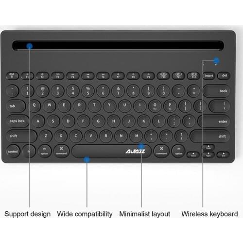 Long Service Life 79 Keys Wide Compatibility Wireless Keyboard for PC