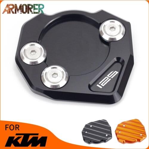 For DUKE 125 2011 - 2018 RC125 2014 - 2019 2015 2016 2017 Motorcycle Parking Side Stand Enlarger Kickstand Enlarge Plate Pad