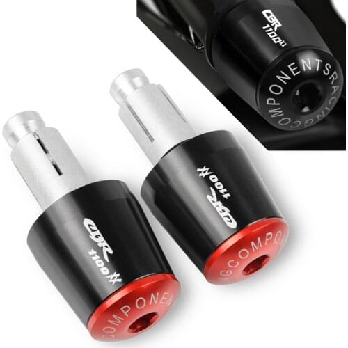 For HONDA CBR 1100 XX CBR1100XX BLACKBIRD 1997 1998 1999 2000 2001 2002 2003 2004-2007 7/8" 22mm Motorcycle Handlebar Grips Ends